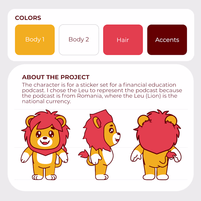 Character for stickers
