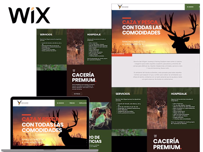 WIX Website Redesign - Outdoor & Photography Website
