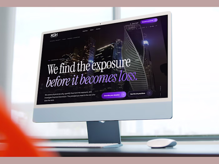 KGH Consulting: Secure Client Portal with AI