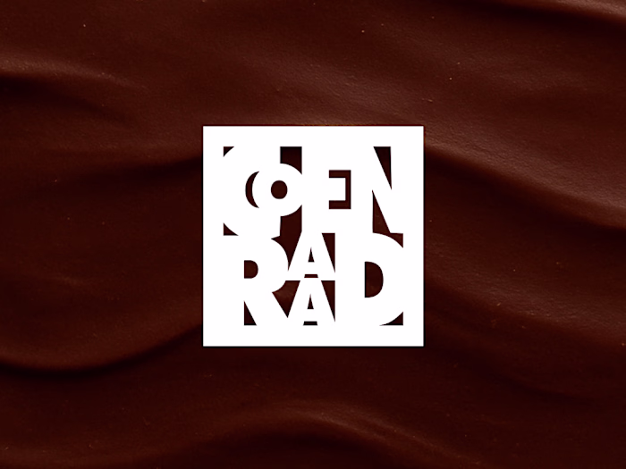 Branding concept for luxurious chocolate
