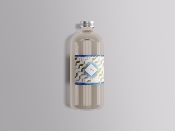 Glass Water Bottle