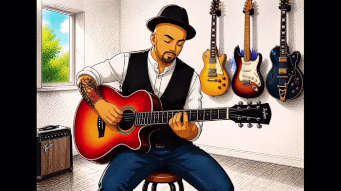 Animated Music Video — Guitar School Promo