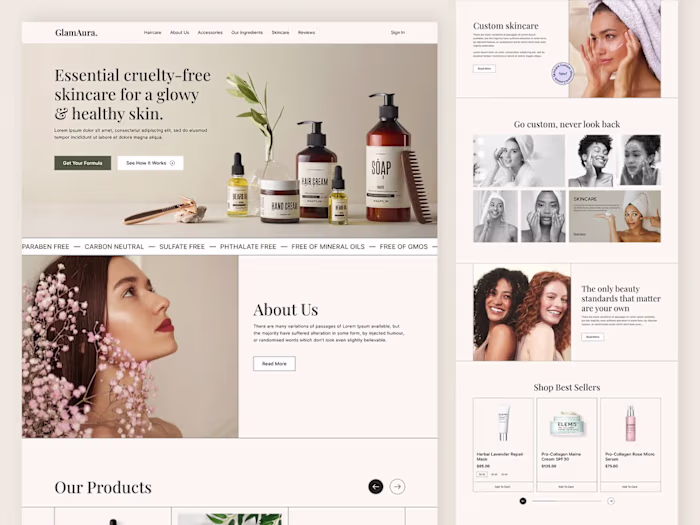 Beauty Product landing page
Hello, 
Hope you're