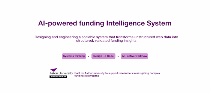 AI Data Transformation for Funding Opportunities