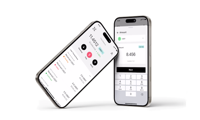 UI/UX Design for Paytera Crypto Wallet