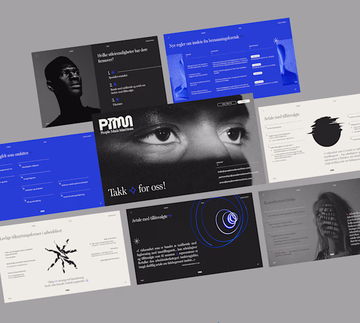People Made Machines pitch deck