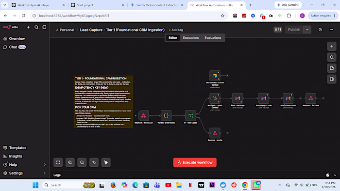 Project Overview:
A lean, high-performance lead