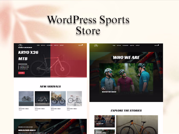 WordPress Ecommerce Store