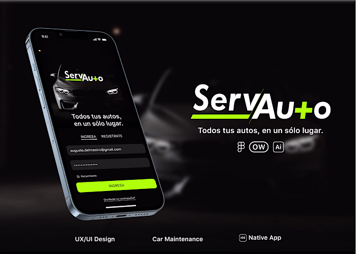Servauto | Web App Design