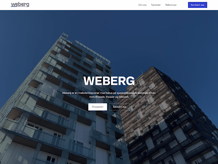 Weberg AS - Metallentreprenør med fokus på spesialtilpassede lø…