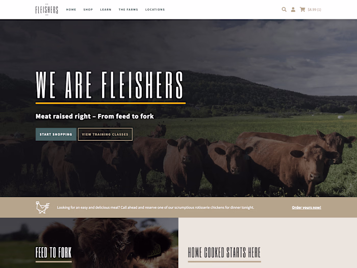 High-End Butchery Shops in NYC | A custom WooCommerce site