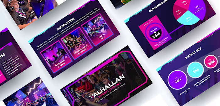 Esports Gaming Pitch Deck & Investor Presentation