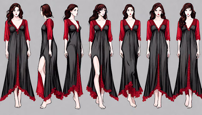Fashionable night wears on Behance