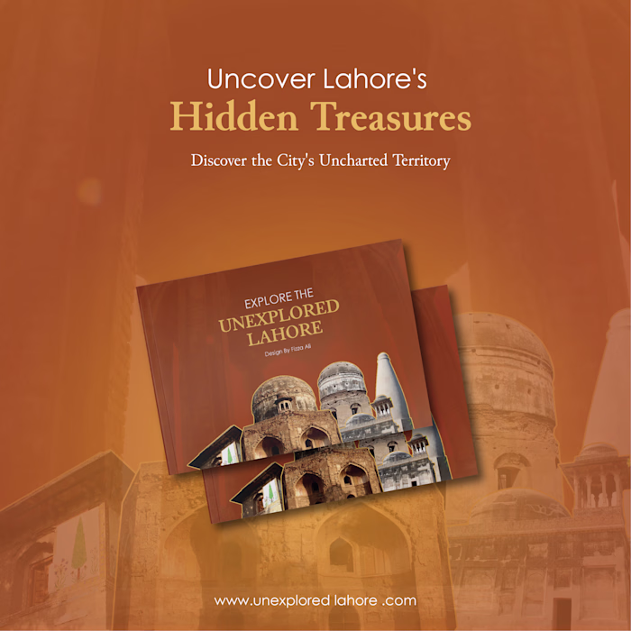 EXPLORE THE UN0EXPLORE LAHORE (book design)
