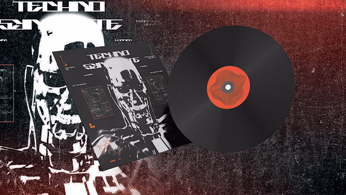 TECHNO SYNDICATE ALBUM COVER DESIGN