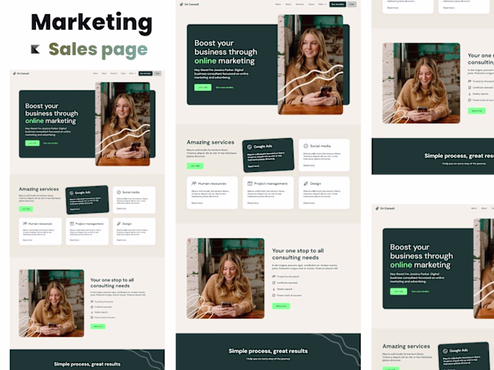 Kajabi Marketing Agency Sales Page
Project