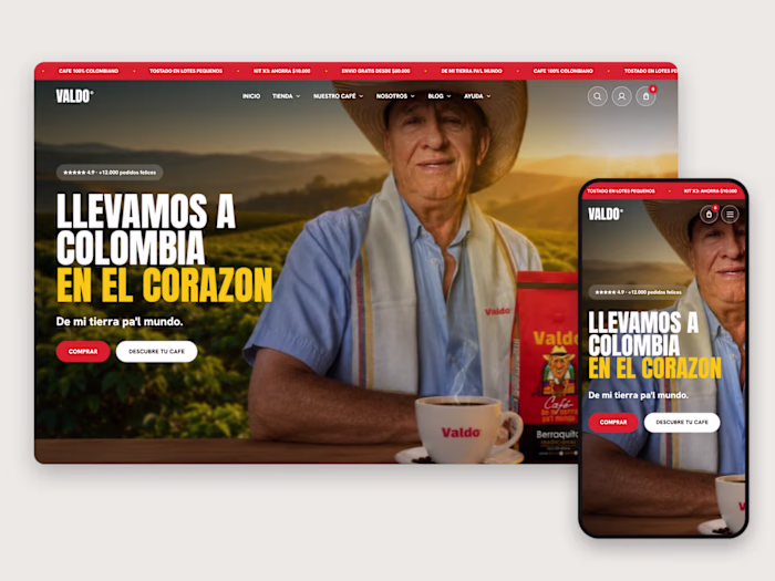 Valdo Café: Staging-to-Production Transfer in One Day