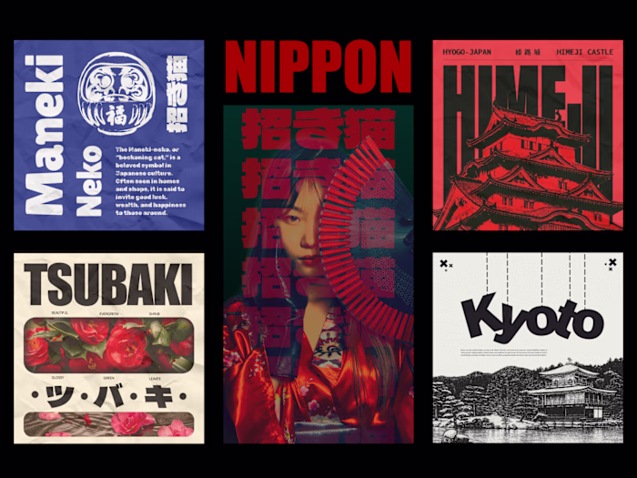 Nippon - Bold Japanese Visual Designs