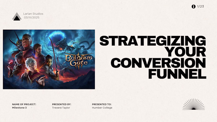 BG3 Launch Funnel - Conversion Strategy