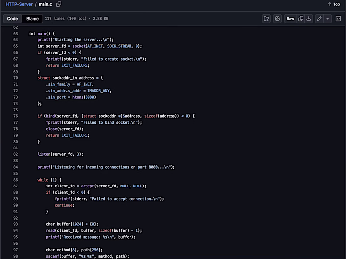 This is an HTTP server
