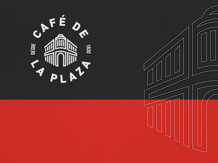 Brand Identity Redesign for Café de la Plaza