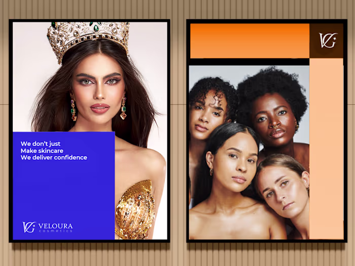 Premium Brand Design for ''VELOURA COSMETICS''