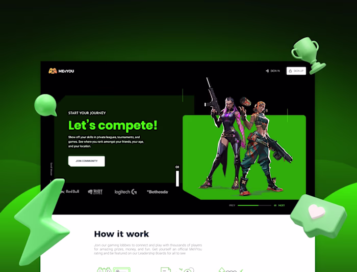 Project Description
MeVYou is an esports