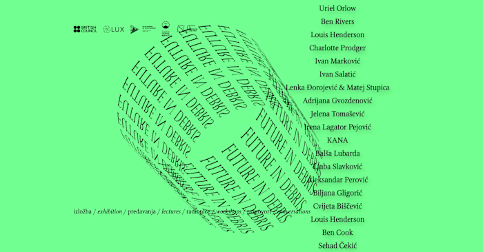 Future in Debris, visual identity for an exhibition