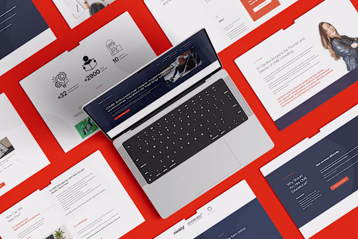 CMB Educational Web Design UX & UI Design