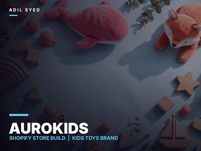 AuroKids - Shopify Store Build for a Kids Brand
