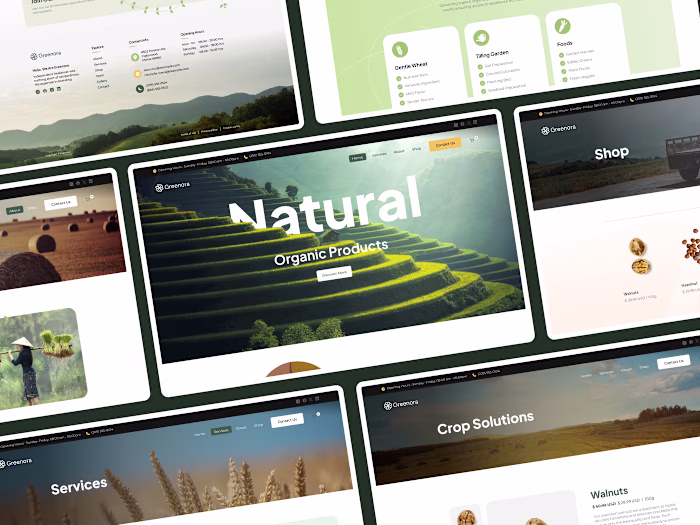 Greenora – A Clean UI for Clean Eating