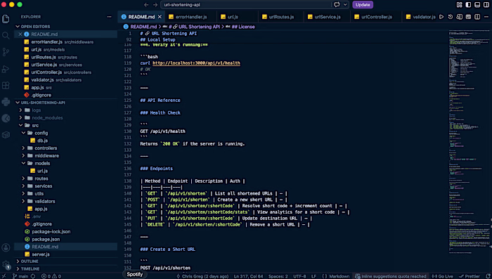 The URL Shortening API exemplifies