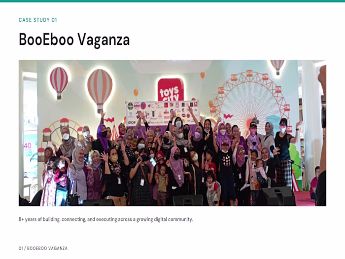 Built and led BooEboo Vaganza