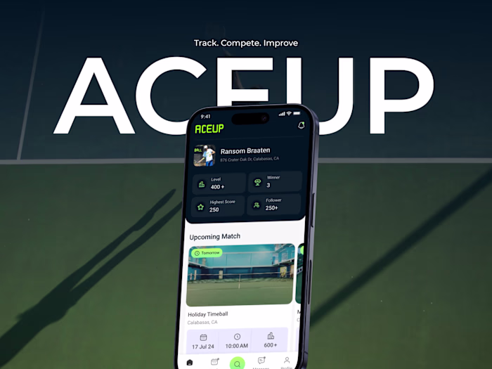 Ace Up – Tennis Player App