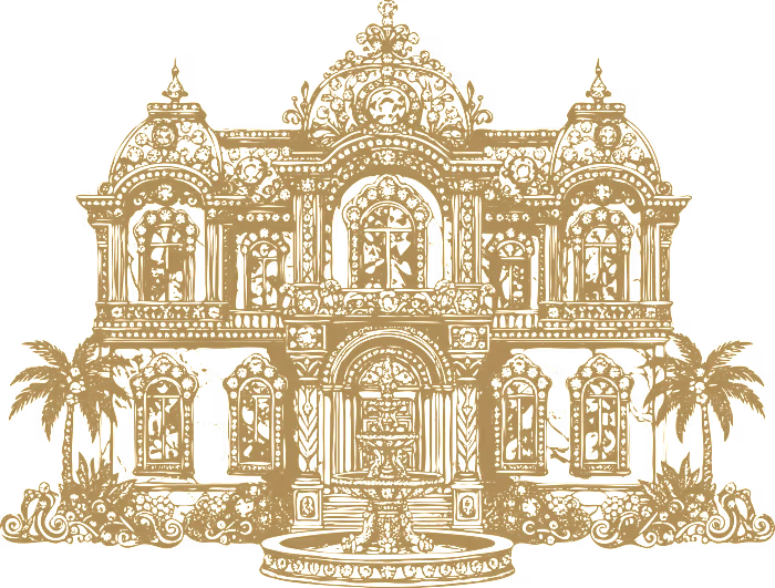 Golden Palace Illustration — Ornate