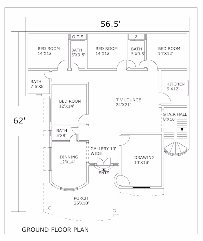 Residential floor plan