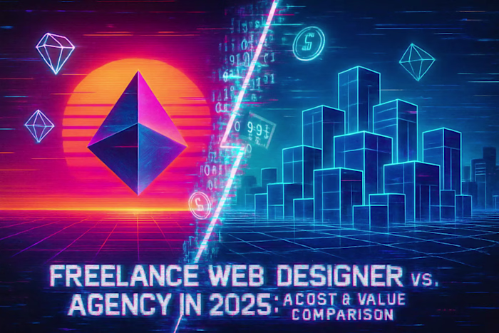 Freelance Web Designer vs. Agency in 2025: A Cost & Value Comparison