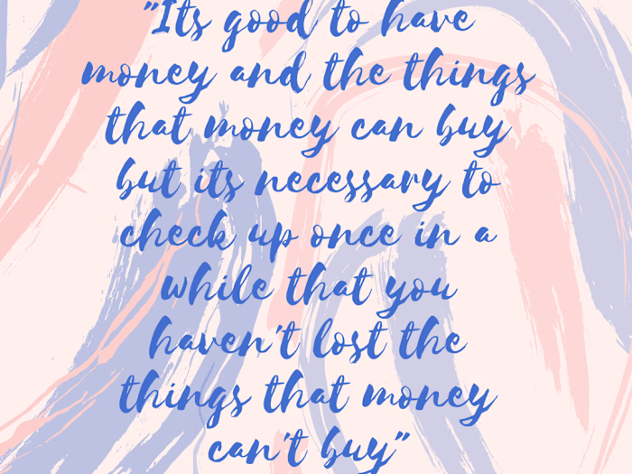 “Materialism” or “Peace”?