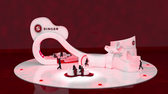 SINGER – 3D Design & Modeling / Pop-Up Brochure Design