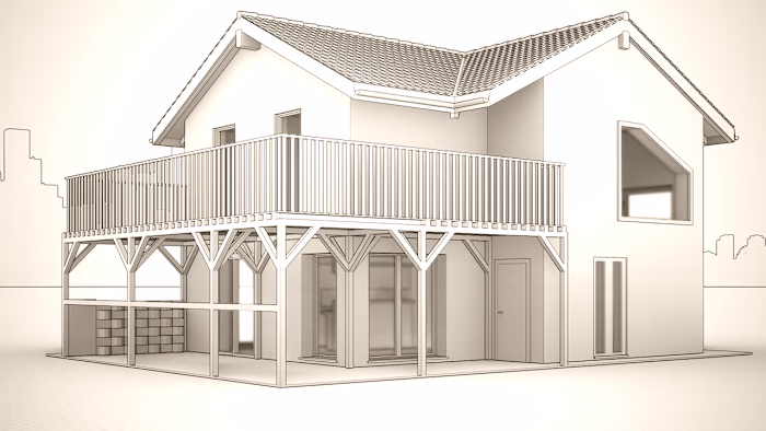 Wooden terrace