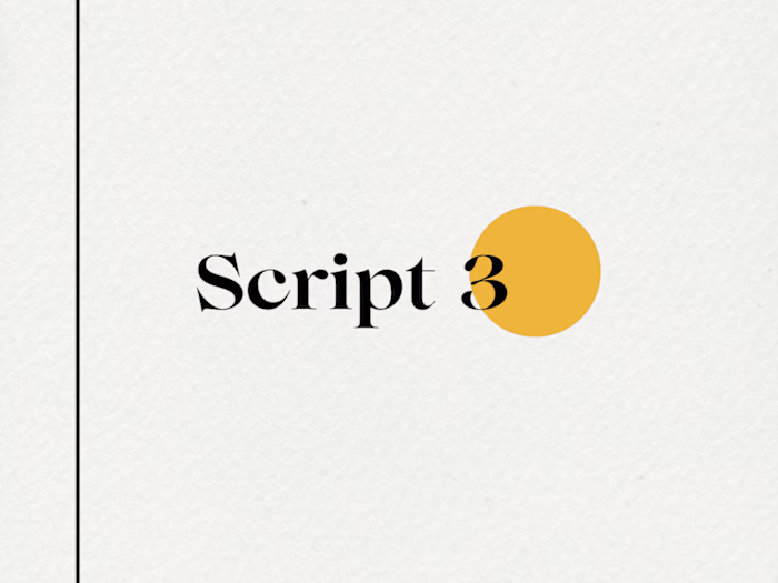 Script for YouTube Channel