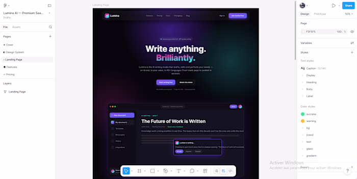 Lumina AI — Premium SaaS Website Template