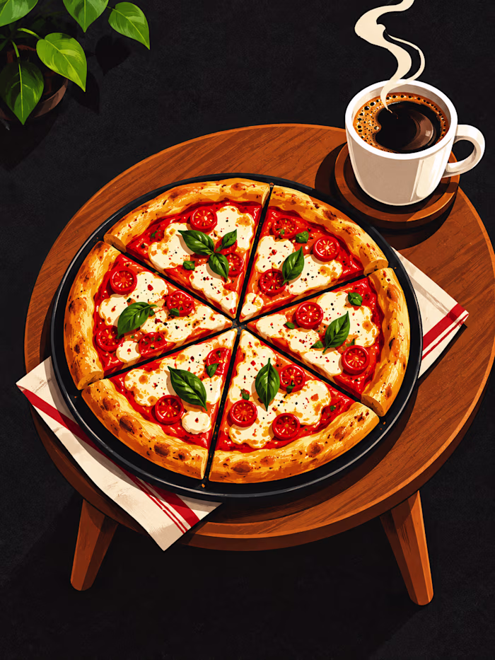 🍕☕ From Sketch to Artwork!
I