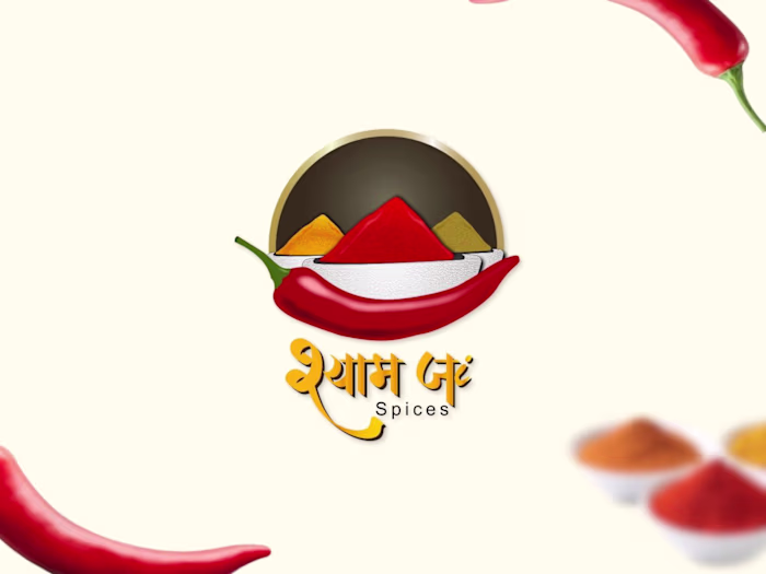 Abstract Logo Design for a Spices Brand