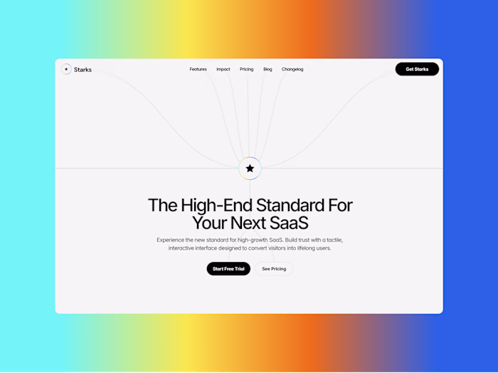 New Framer template - Starks