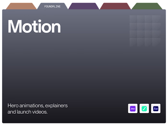 Motion Design & Explainer Animation | Jitter, Lottie