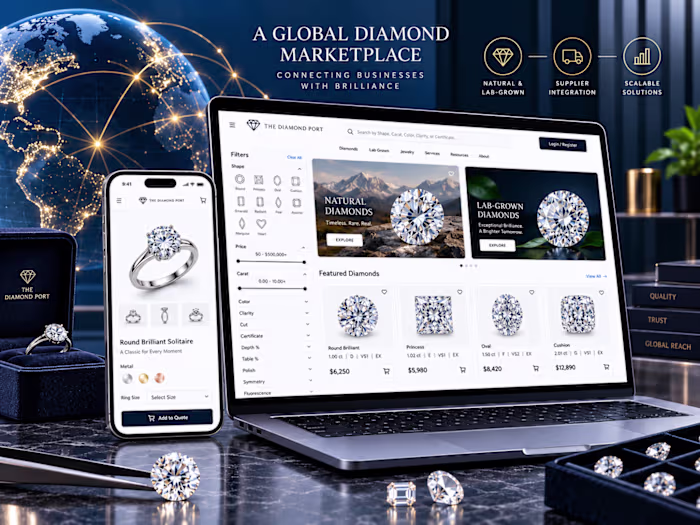 The Diamond Port B2B Marketplace Development