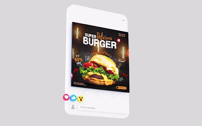 Social media post design