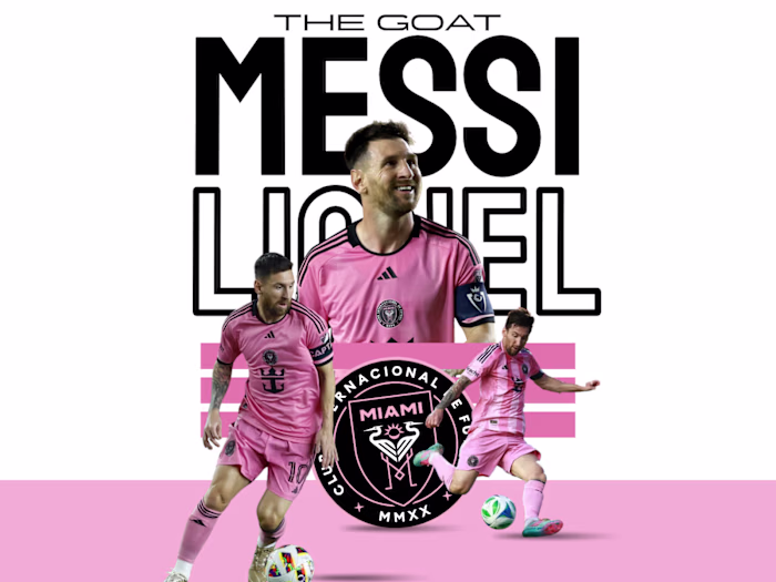 : ⚽️ Messi-inspired sports poster