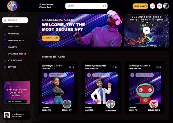 UI/UX - cceNFT